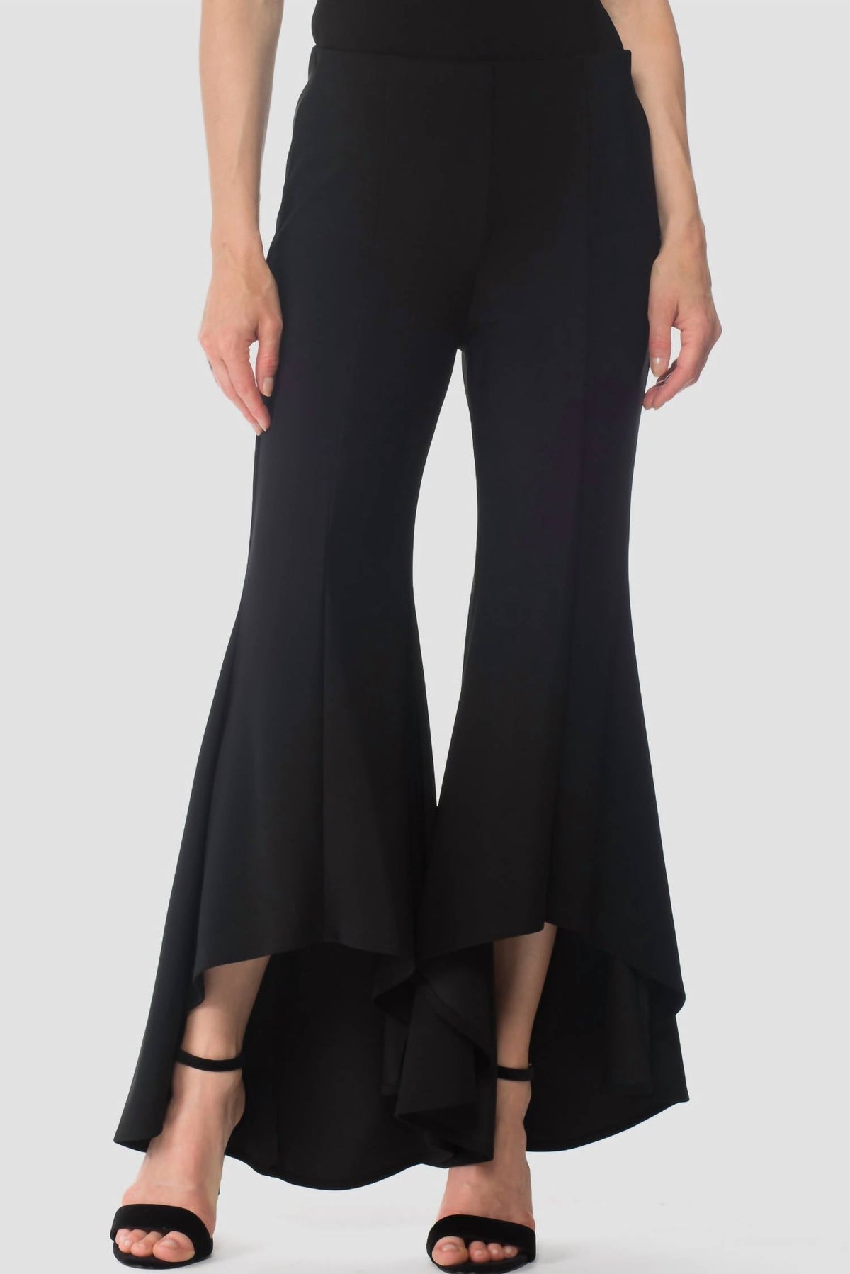 Pantalón con cintura elástica color negro
