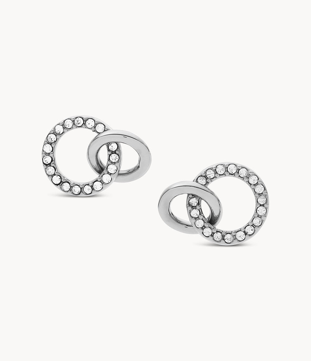 Aretes de mujer de acero inoxidable
