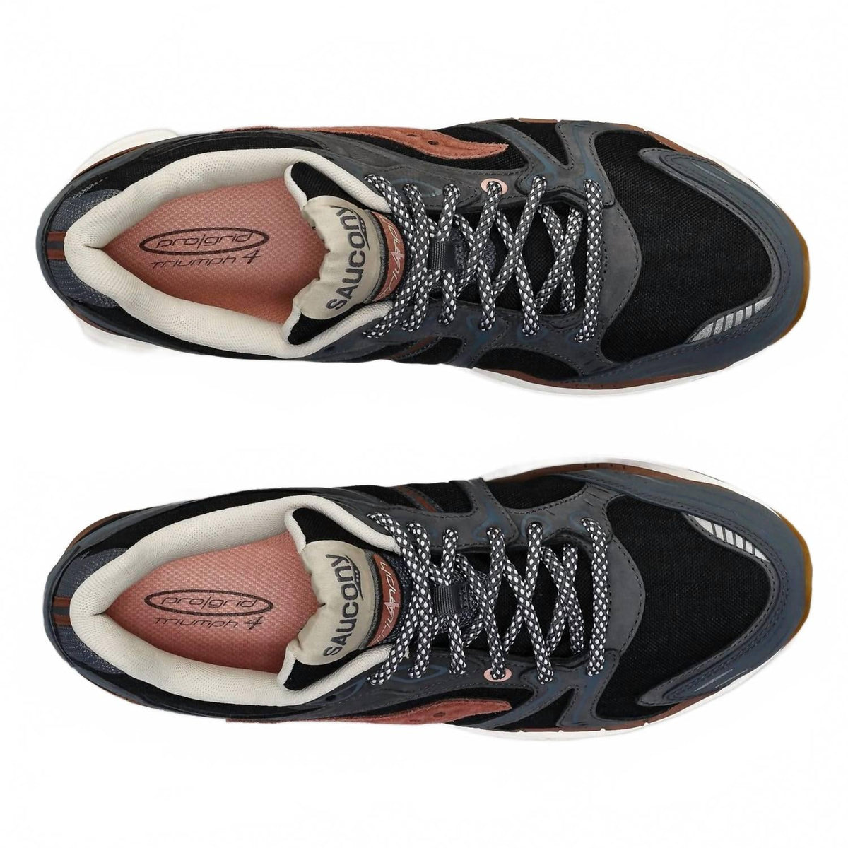 Zapatos unisex color gris y café