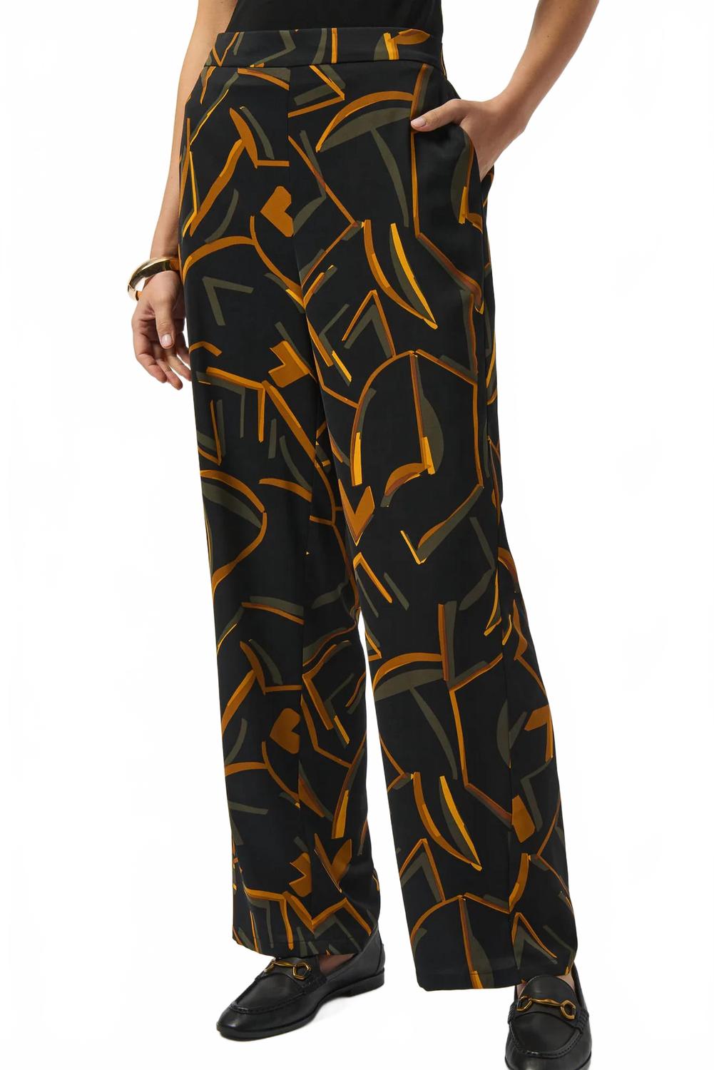 Pantalón de pierna ancha color negro