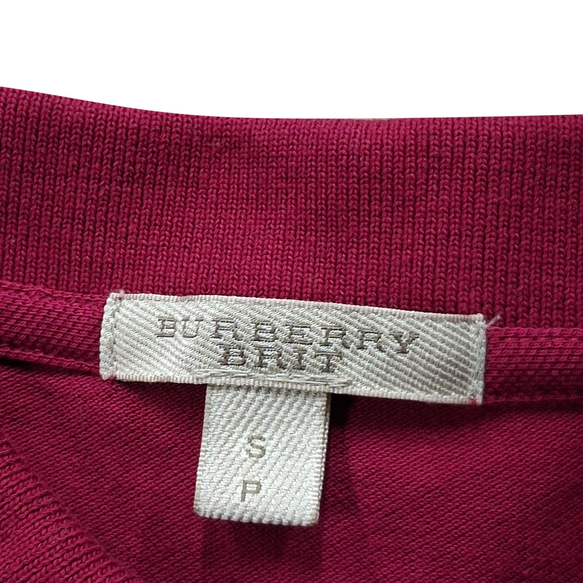 Polo de algodón color rojo y violeta