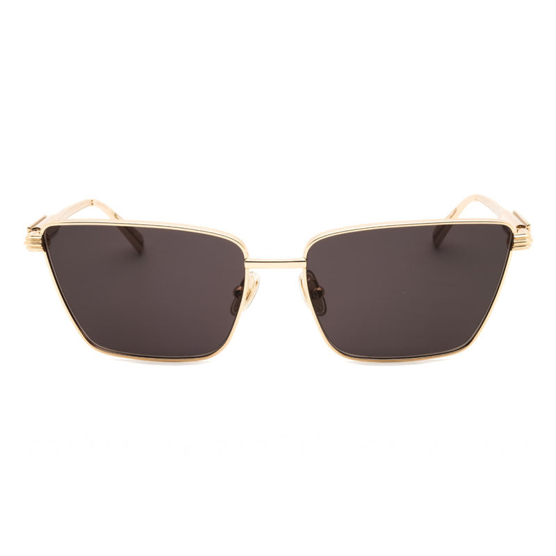 Gafas color gris y dorado