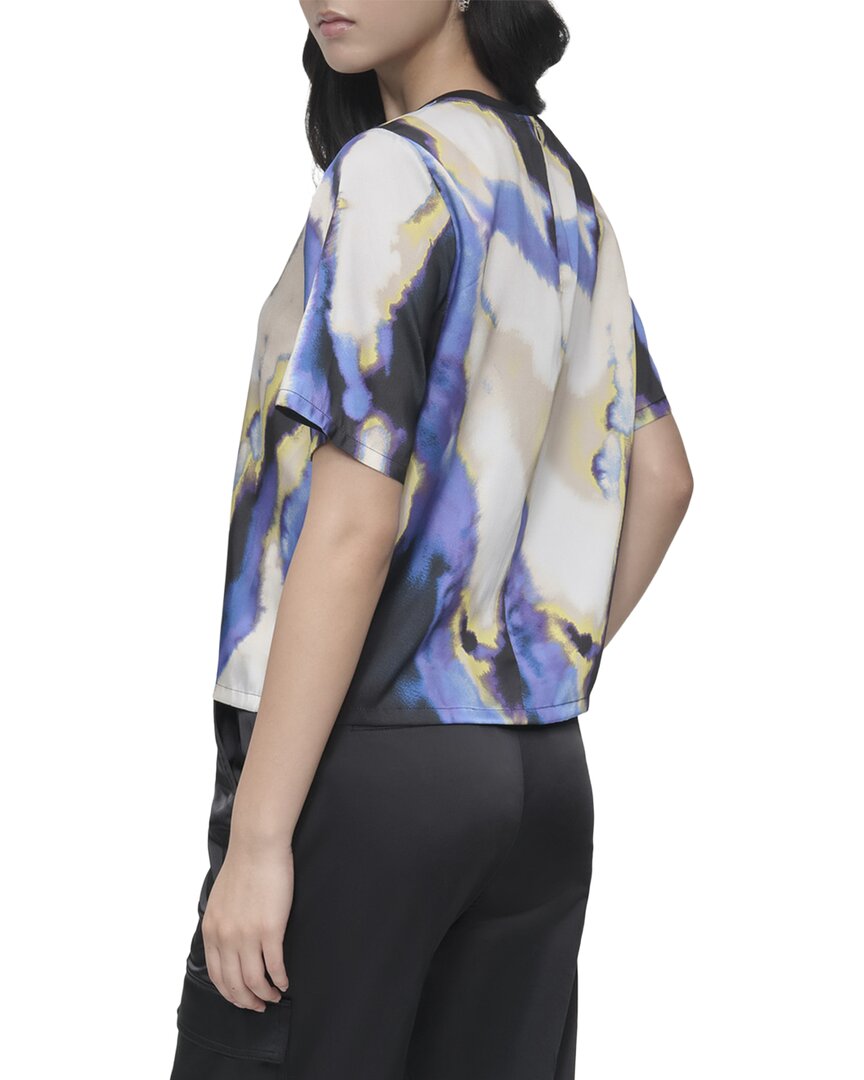 Top con cuello redondo