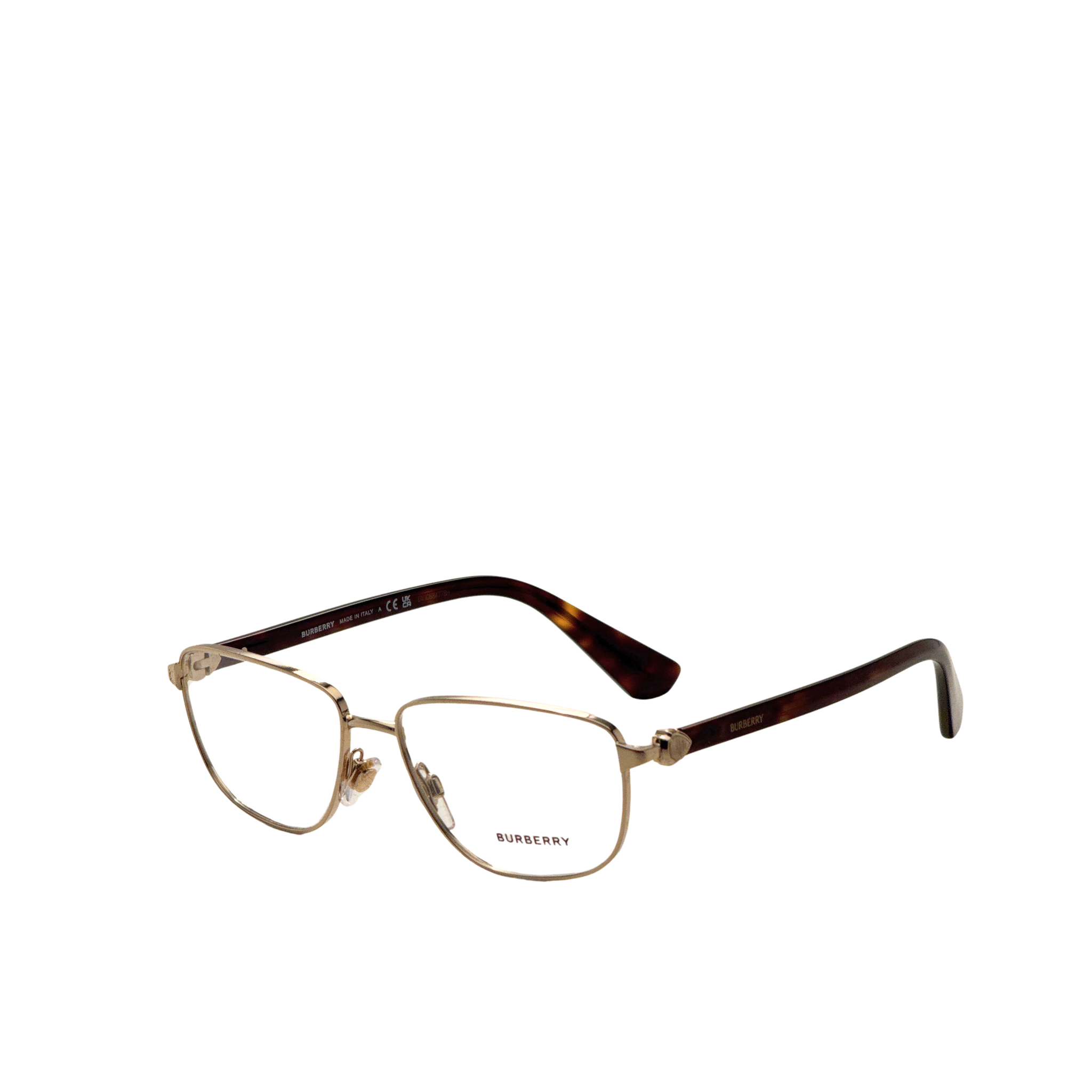 Montura para gafas de hombre 55 mm color dorado