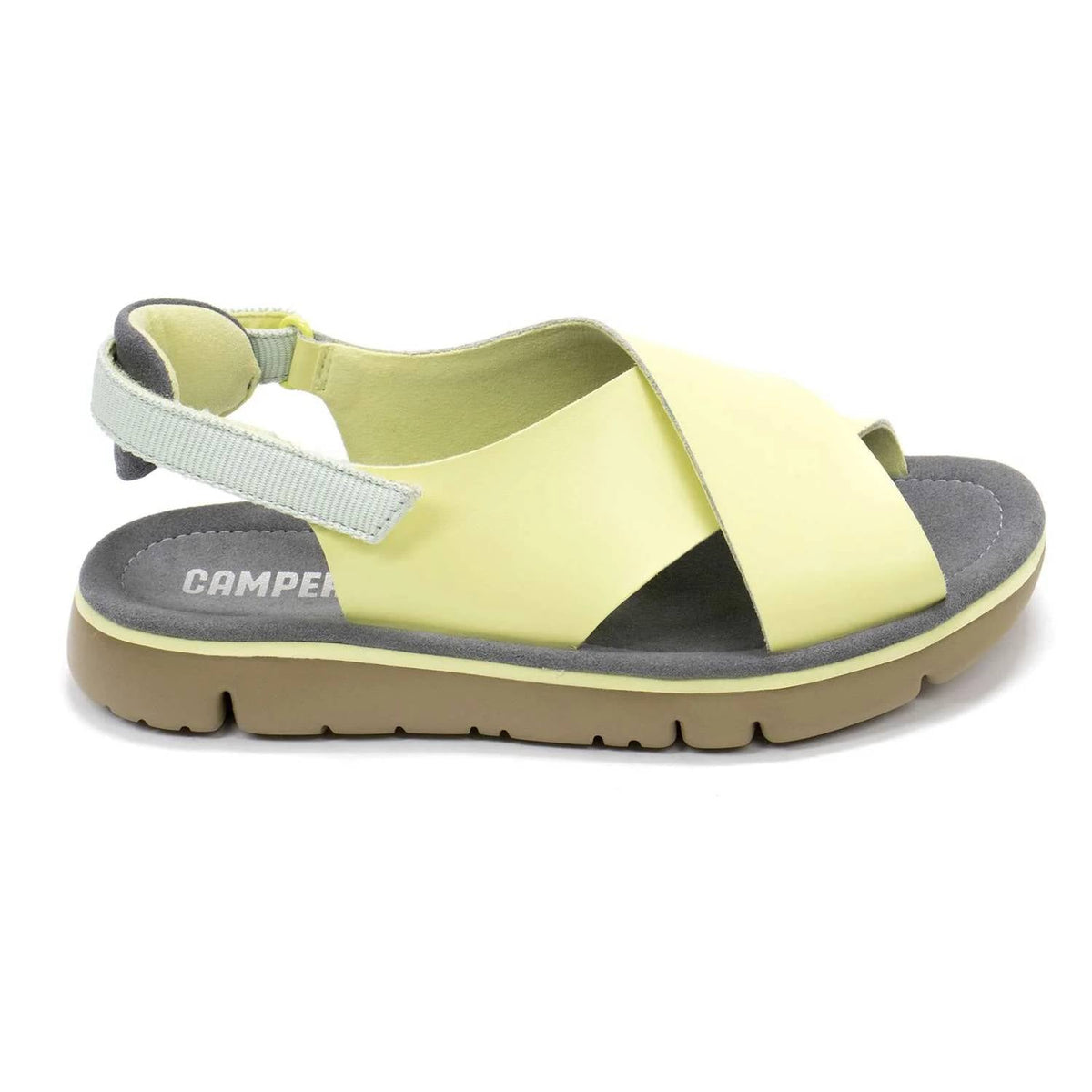 Sandalias de mujer color amarillo