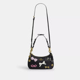 Coach Outlet Bolso de Hombro Teri con Moños y Dijes
