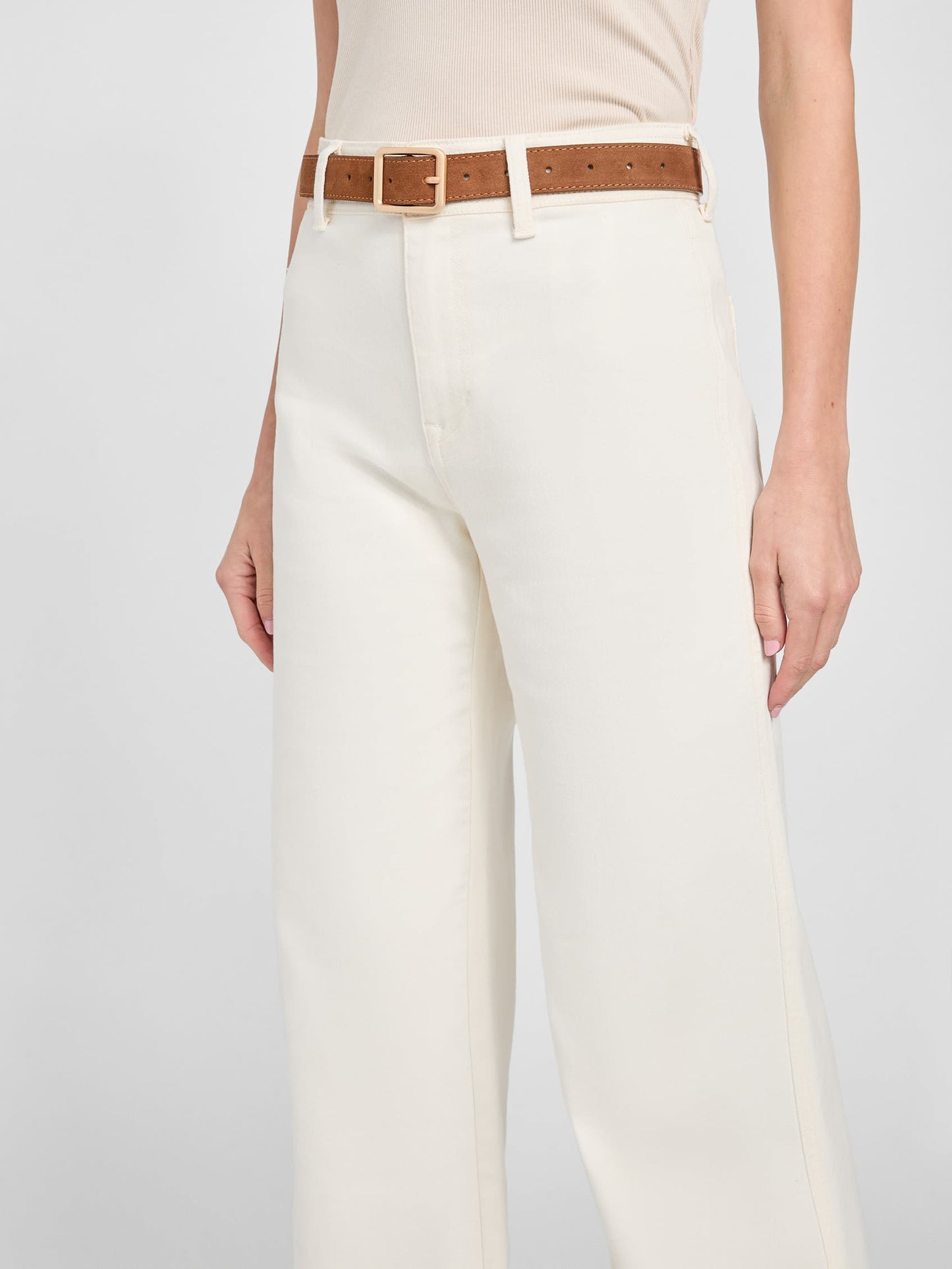 Pantalón de mezclilla de pierna ancha