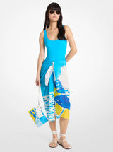 Michael Kors X Christina Zimpel Sarong de Algodón Lawn