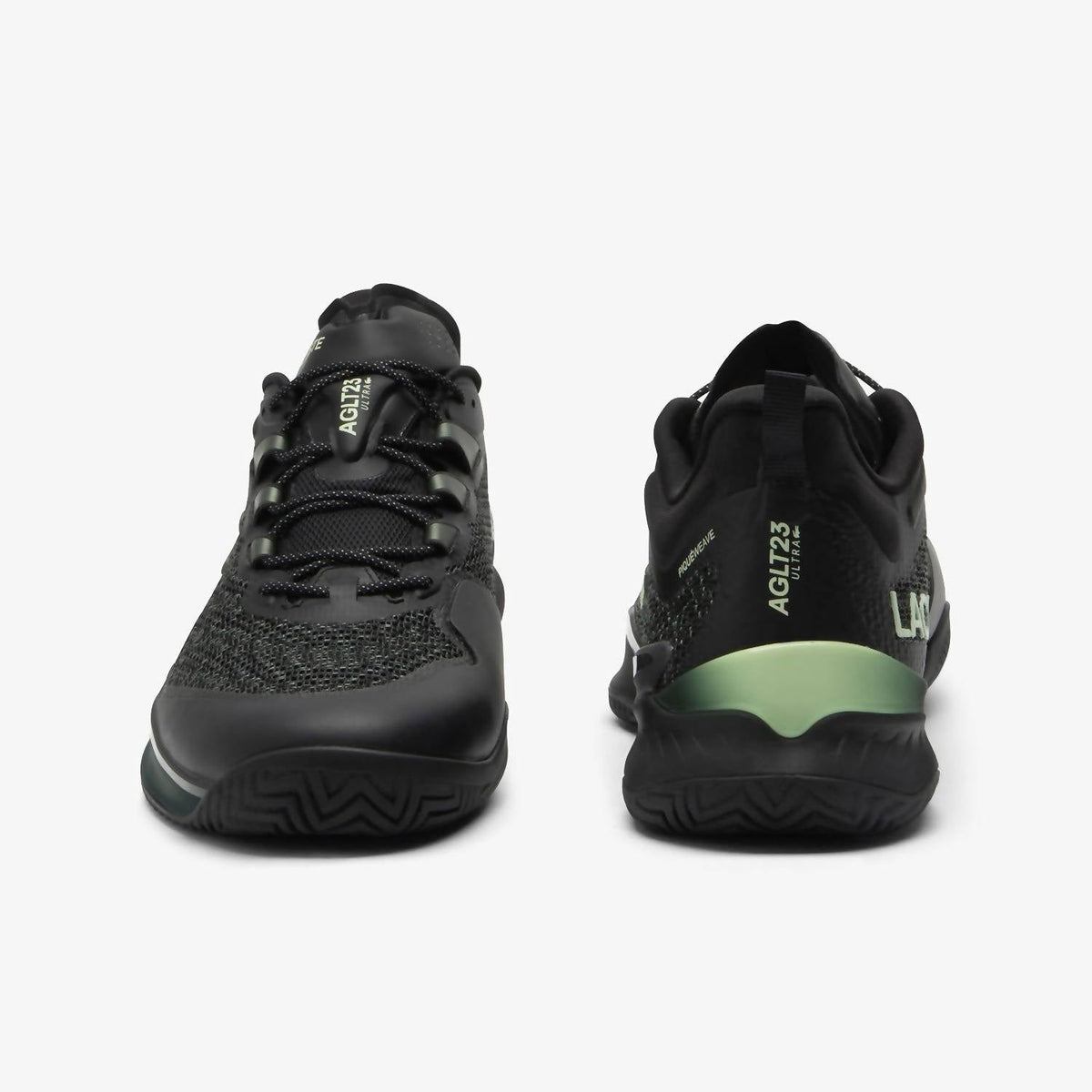 Zapatos de hombre color negro y verde