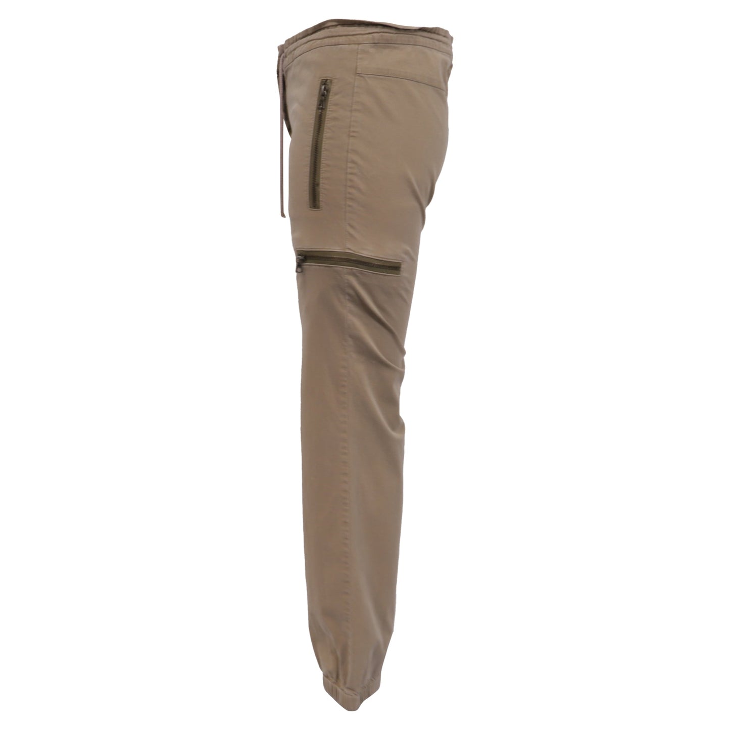 Pantalón de algodón color café