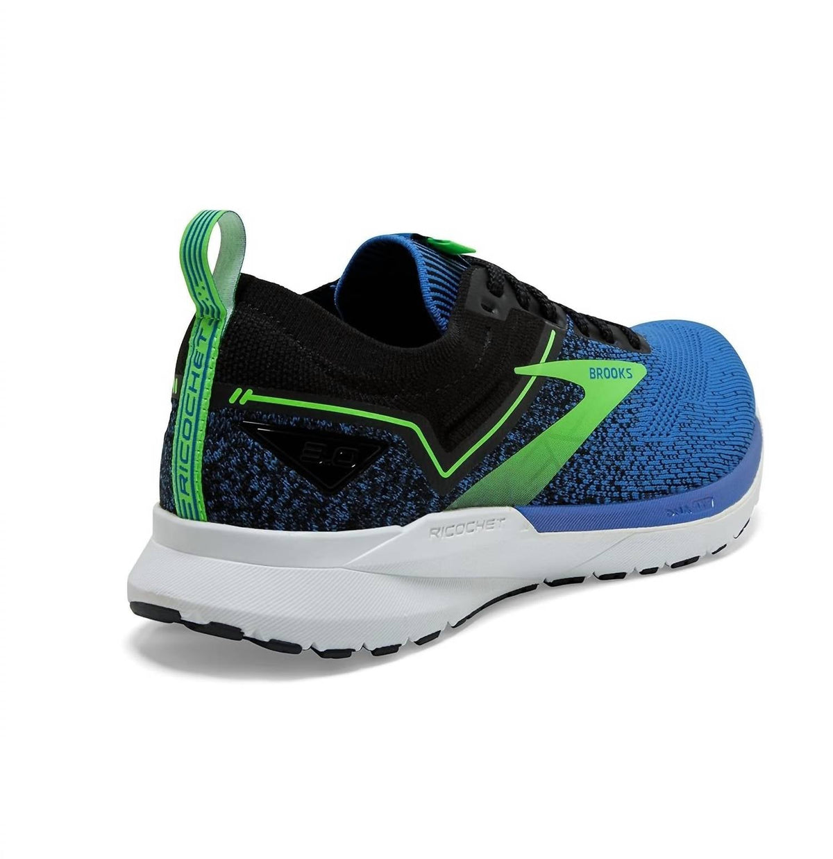 Tenis para correr de hombre color negro y blanco y rojo