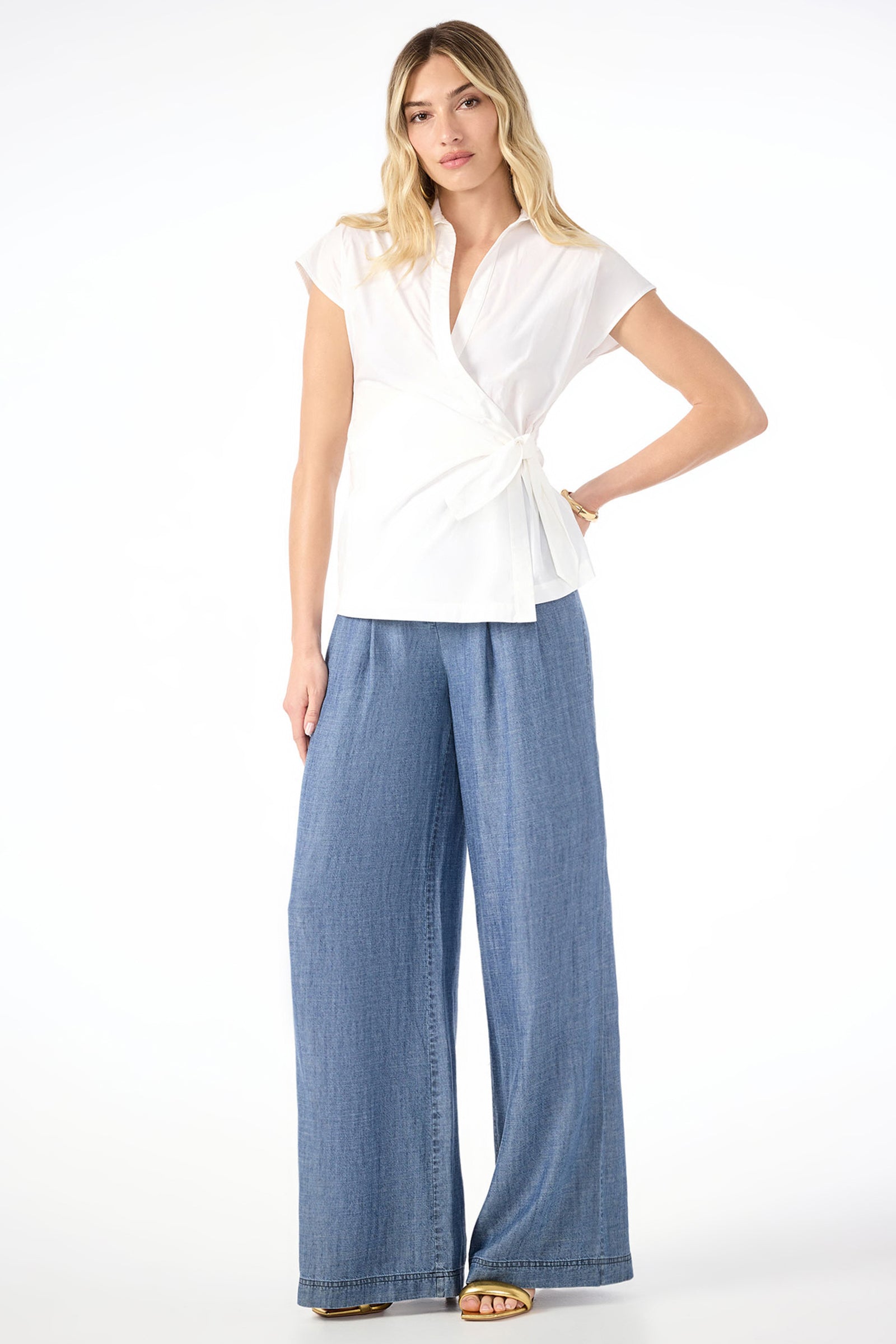 Pantalón de pierna ancha