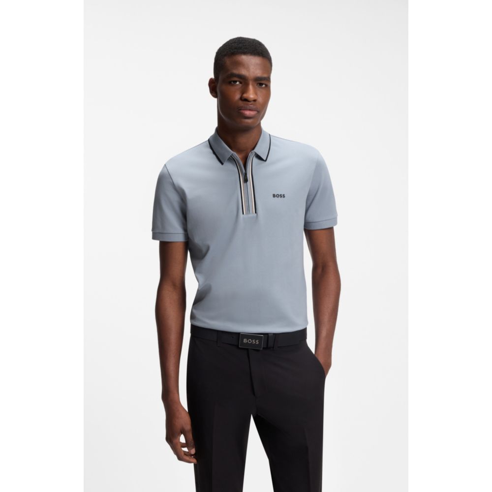 Polo de algodón de corte ajustado