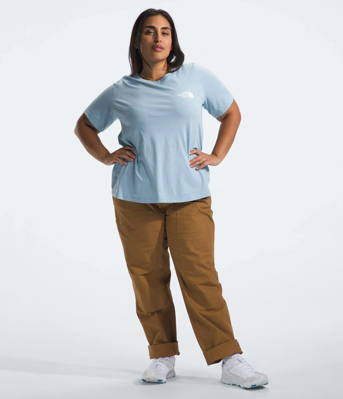 Suéter de mujer con estampado color azul