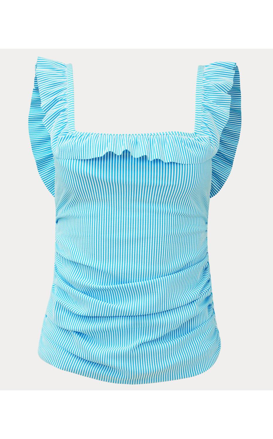 Tankini color azul