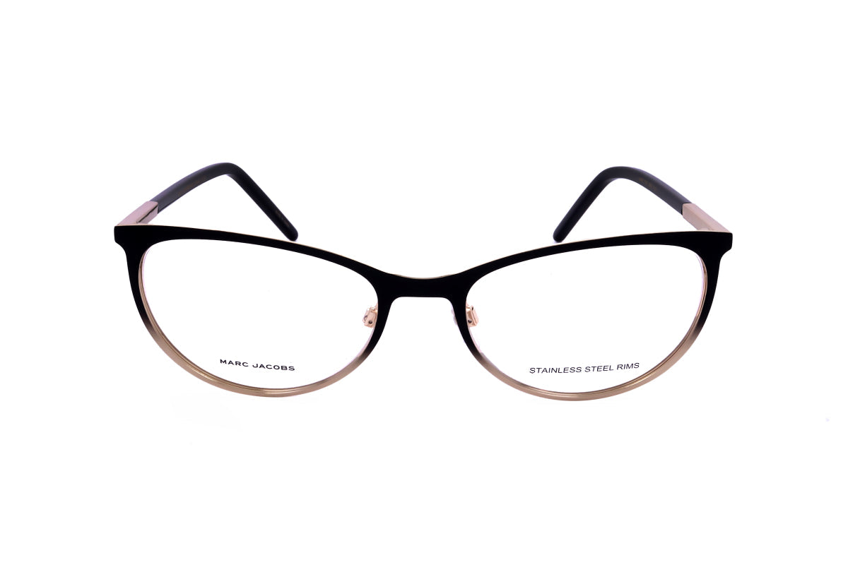 Gafas 54 mm color negro y dorado