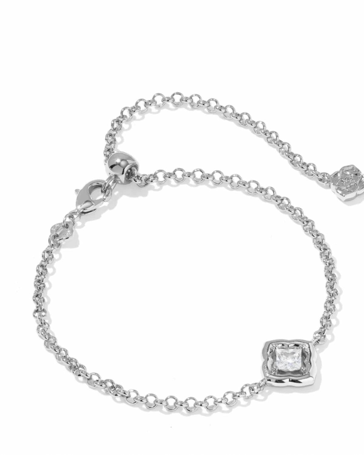 Pulsera de mujer color plateado