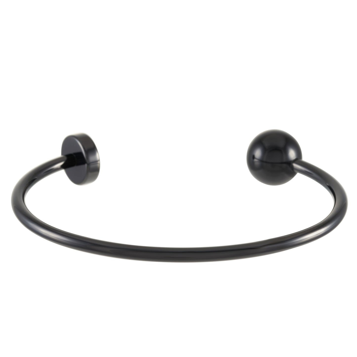 Pulsera de acero inoxidable color negro