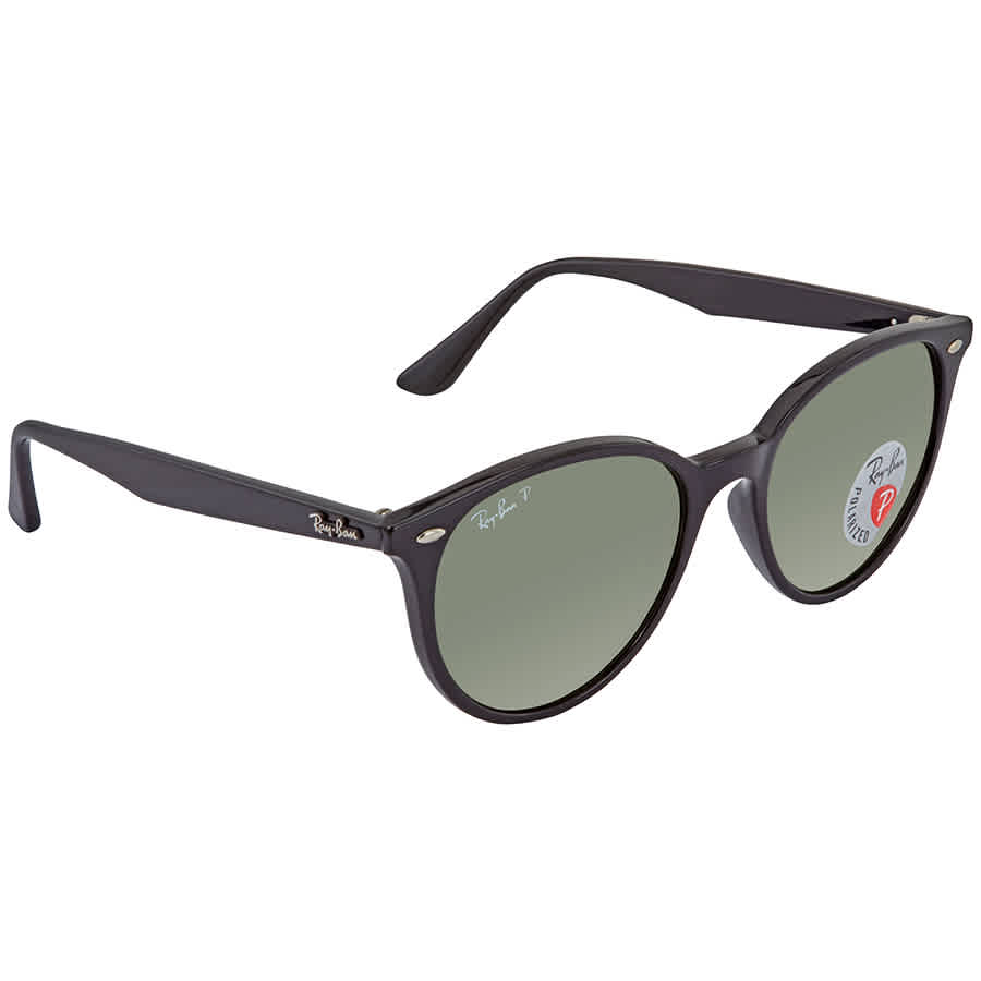 Gafas de sol de montura redonda con lentes polarizados color verde