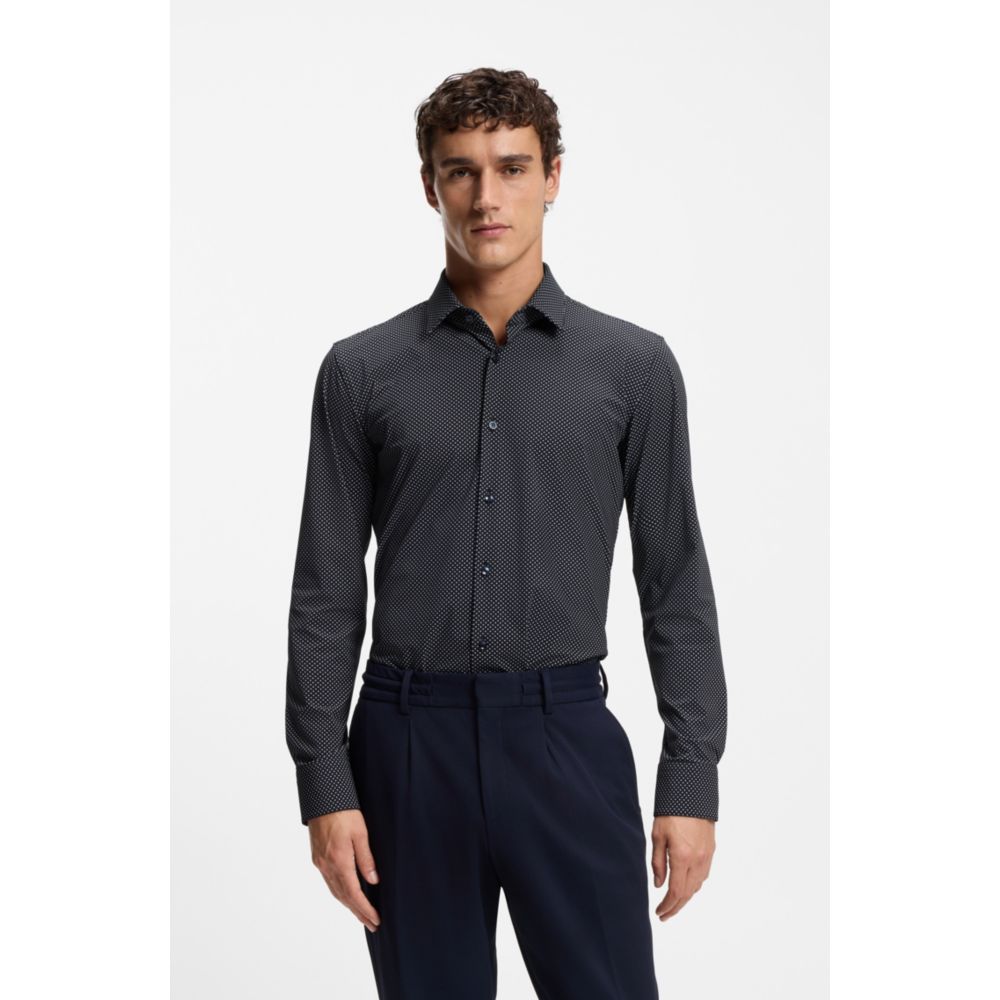 Camisa de corte ajustado con estampado