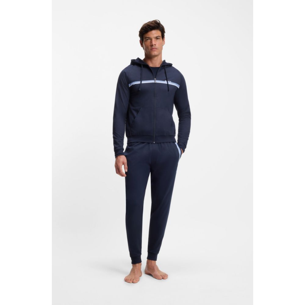 Pantalón deportivo de algodón a rayas