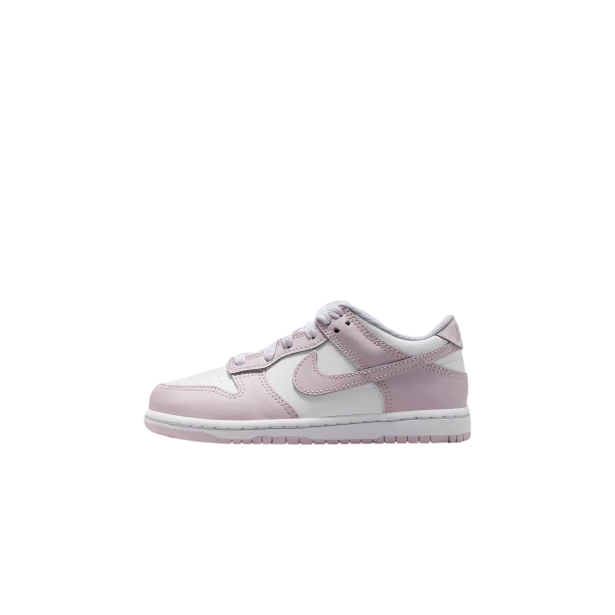 Nike Dunk Low White / Light Violet  FB9108-128 Preescolar