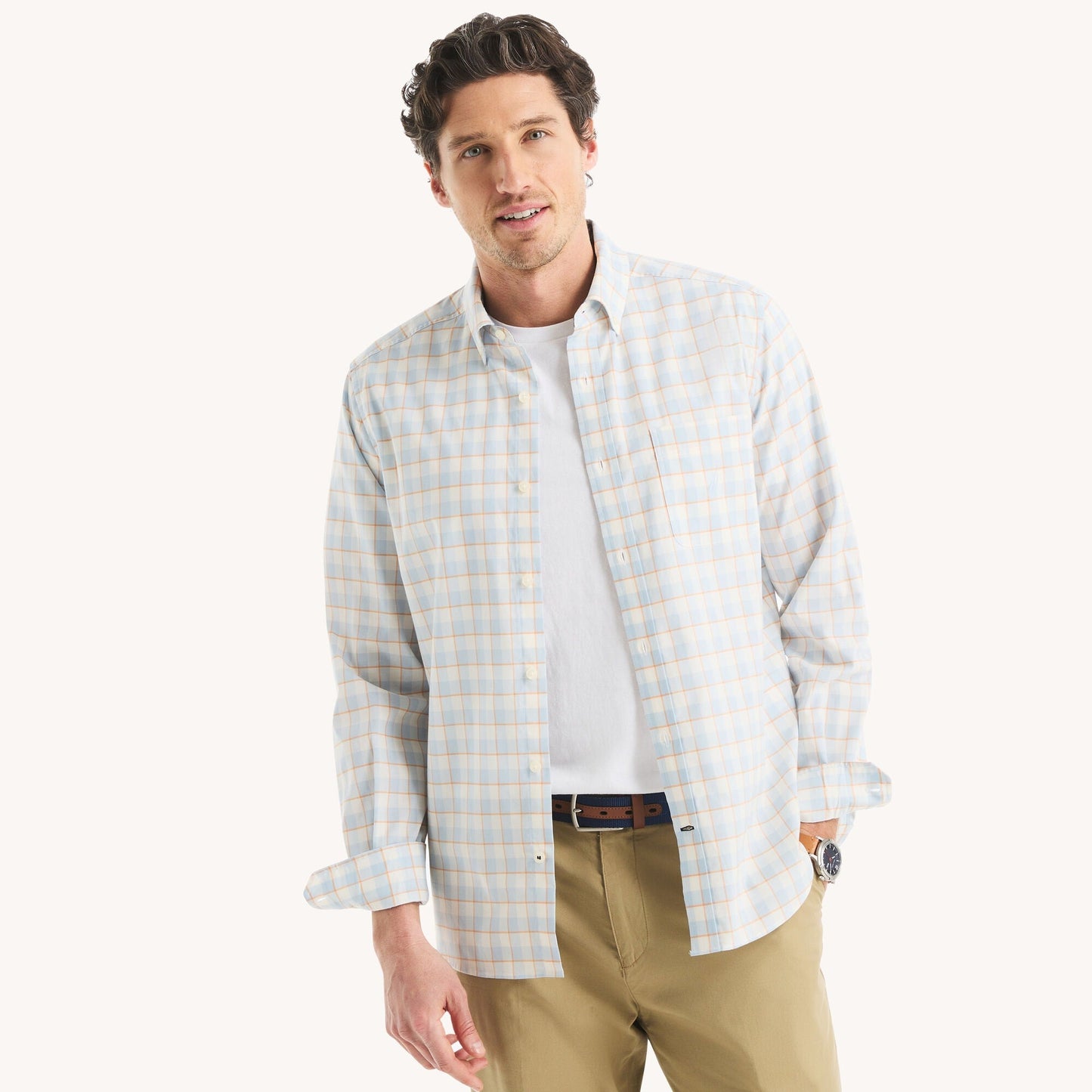 Camisa de hombre a cuadros