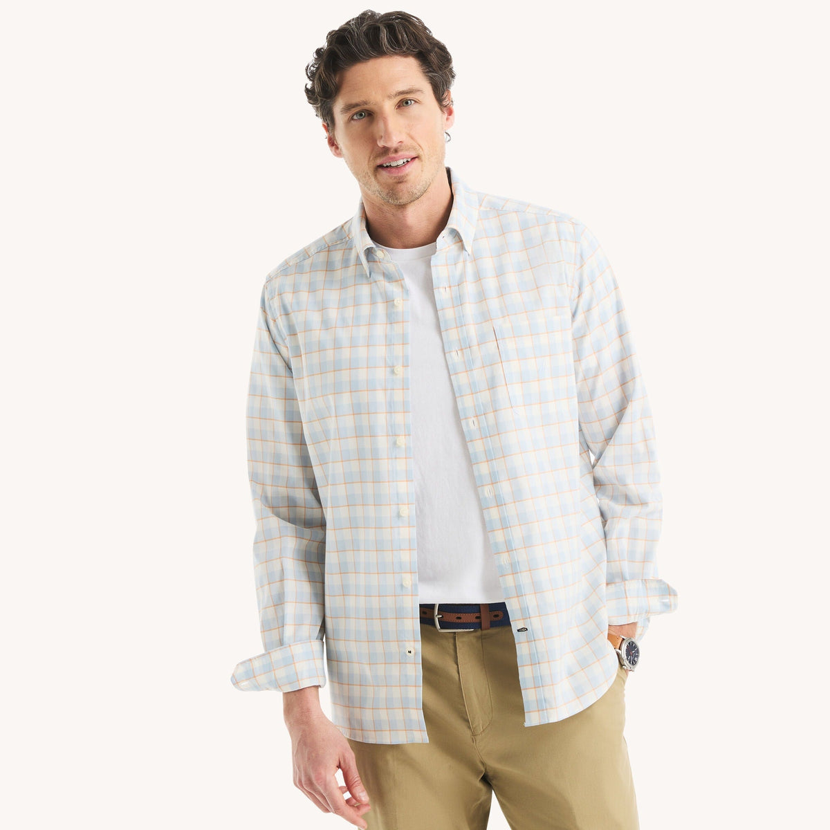 Camisa de hombre a cuadros