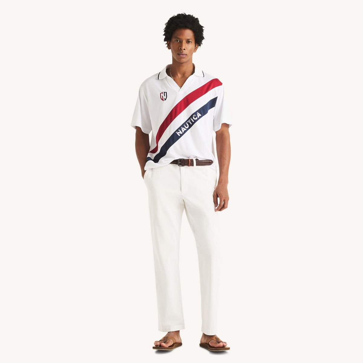 Polo de hombre de corte amplio