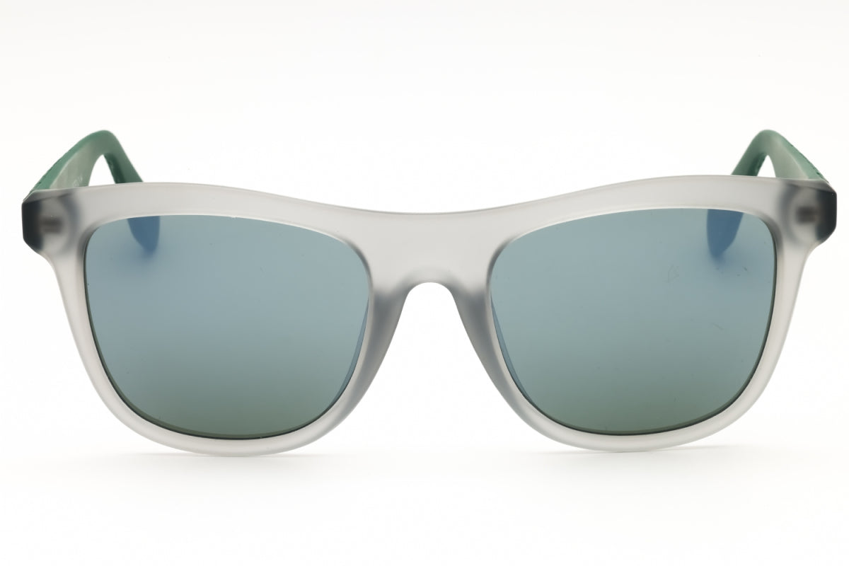 Gafas color gris y verde