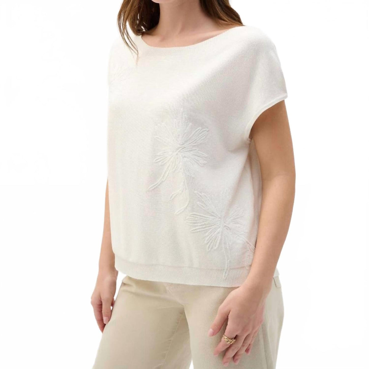 Top de mujer con bordado