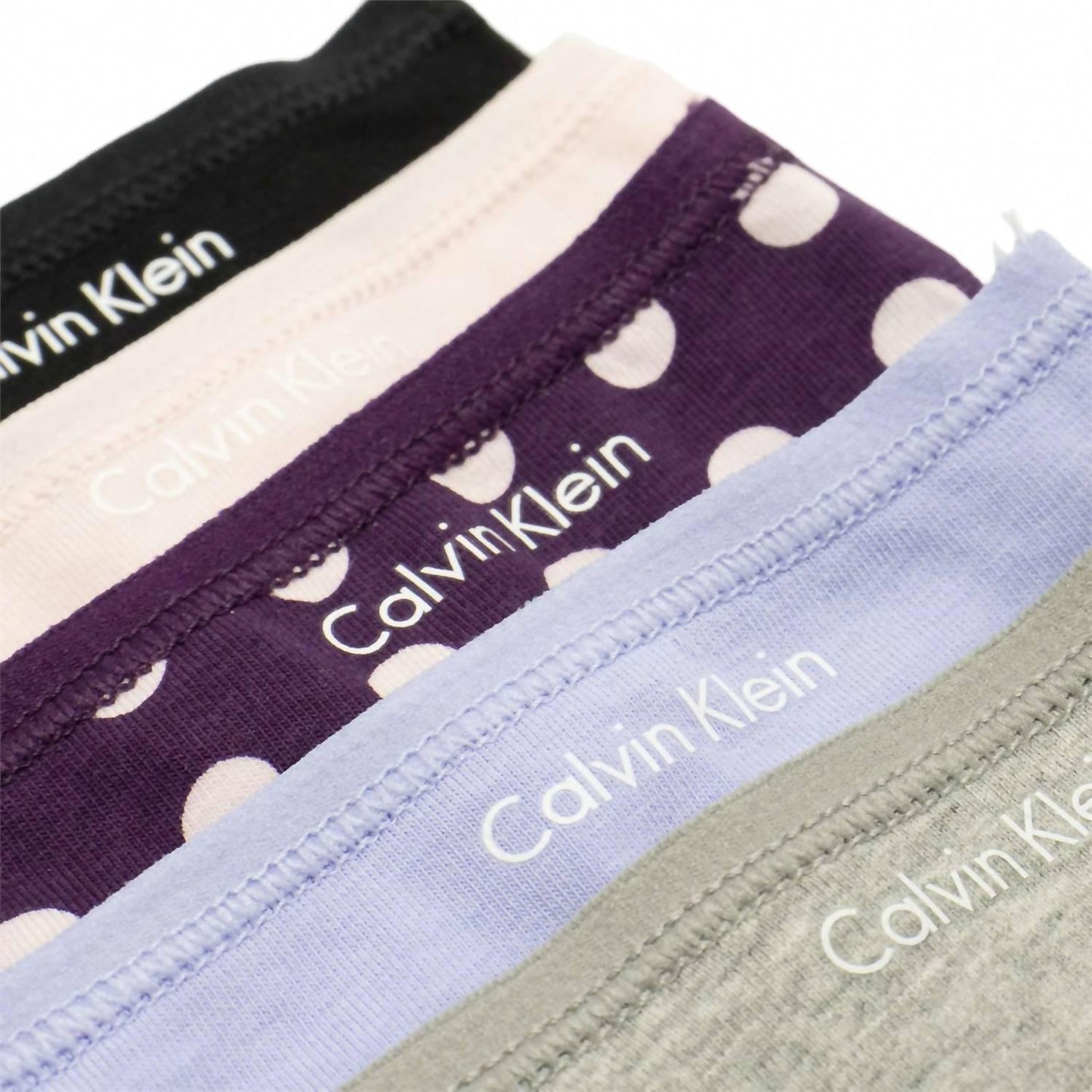 Tanga de mujer (5 unidades) de algodón color azul