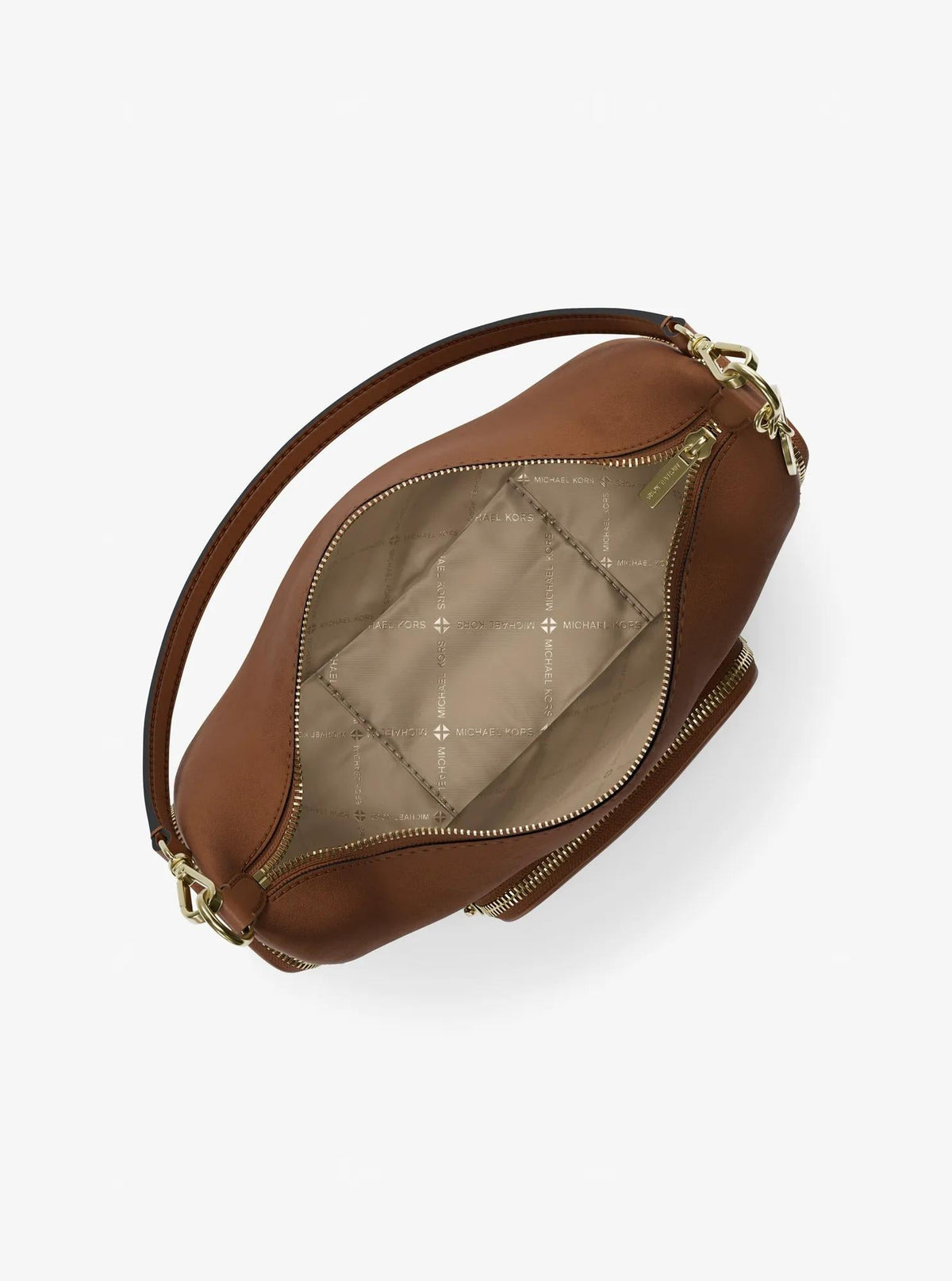 Bolso de hombro de gamuza