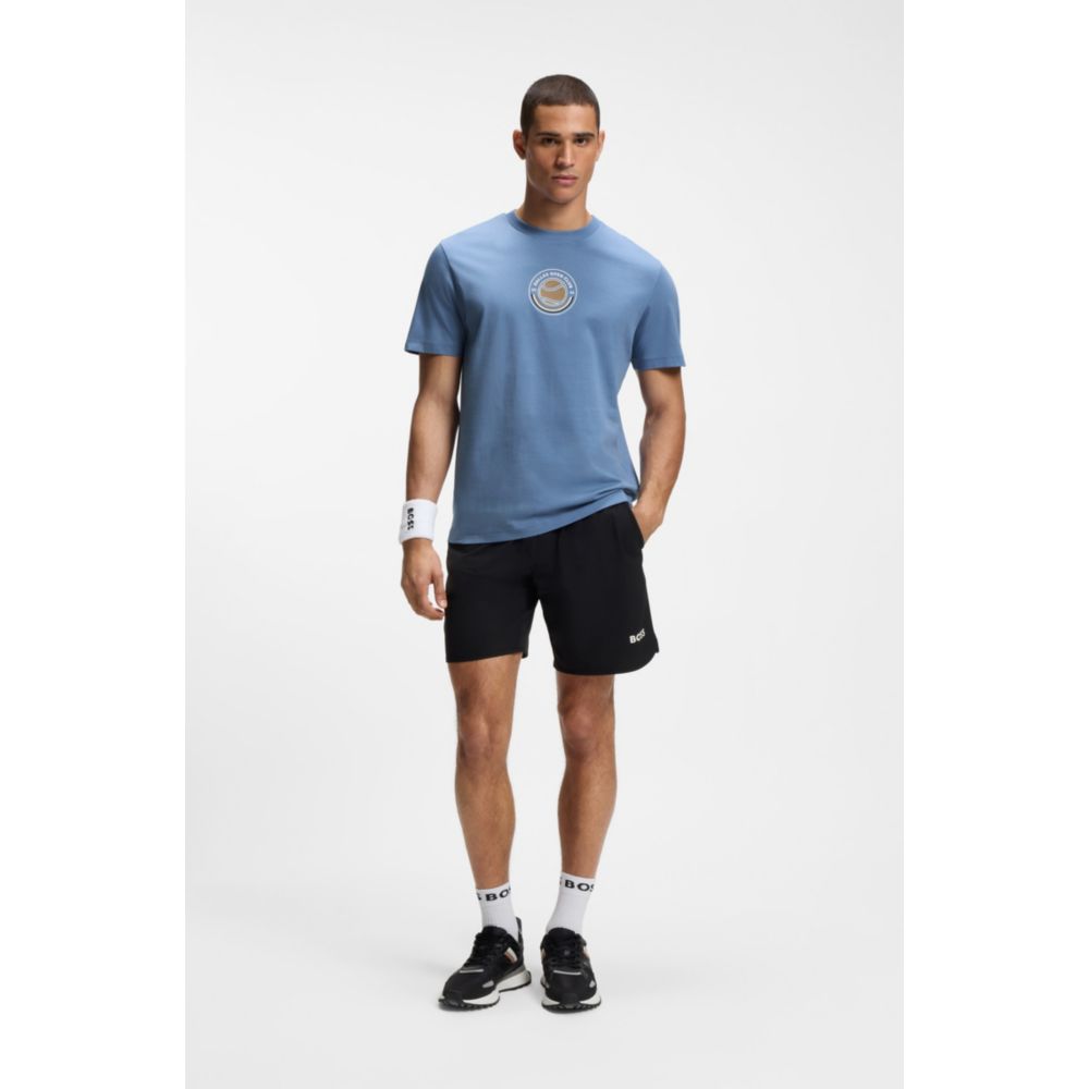 Camiseta de algodón de corte amplio