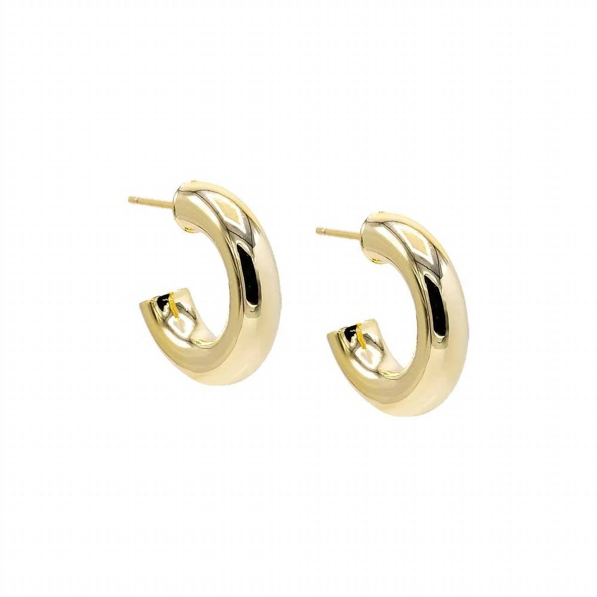 Aretes de mujer color dorado