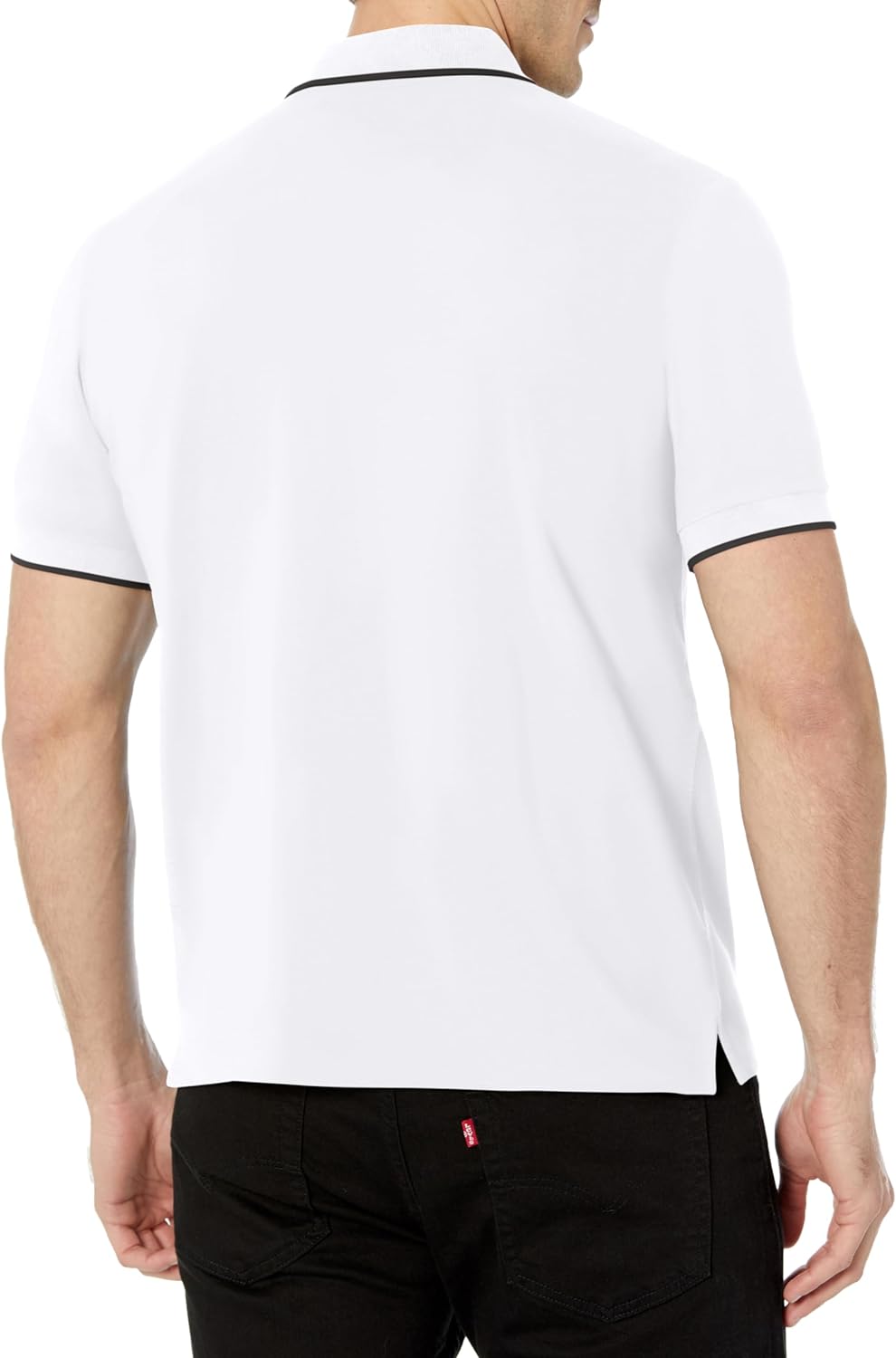 Polo de hombre color blanco