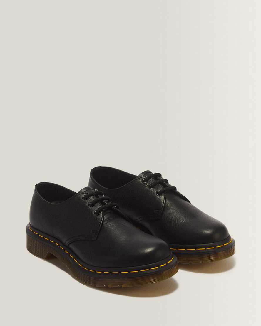 Zapatos de cordones de mujer de cuero