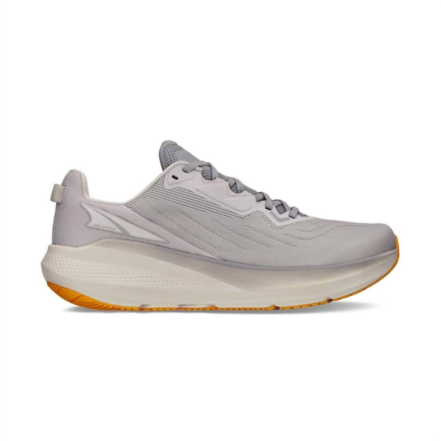 Zapatos de hombre color gris y naranja