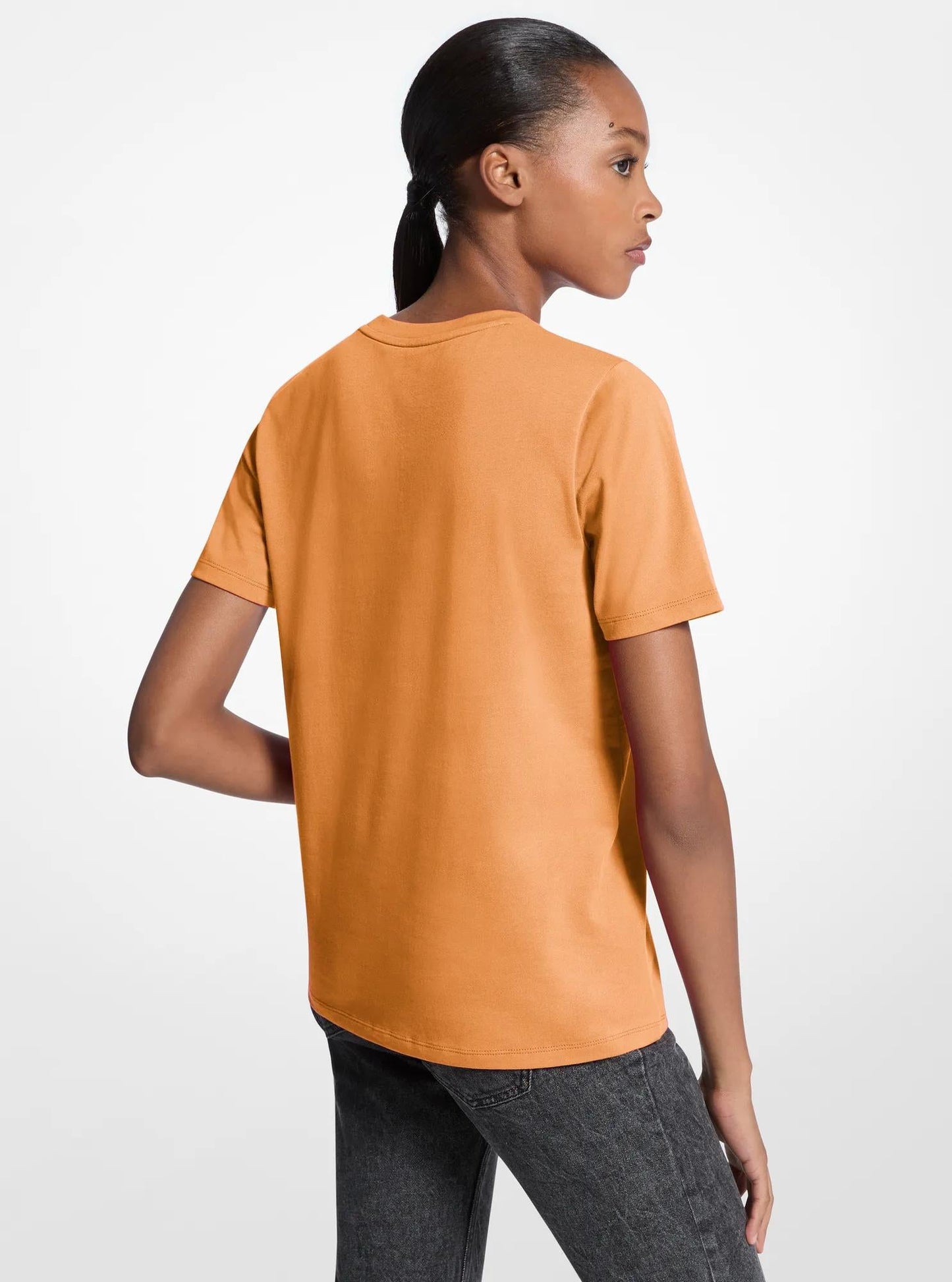 Camiseta de algodón con lentejuelas