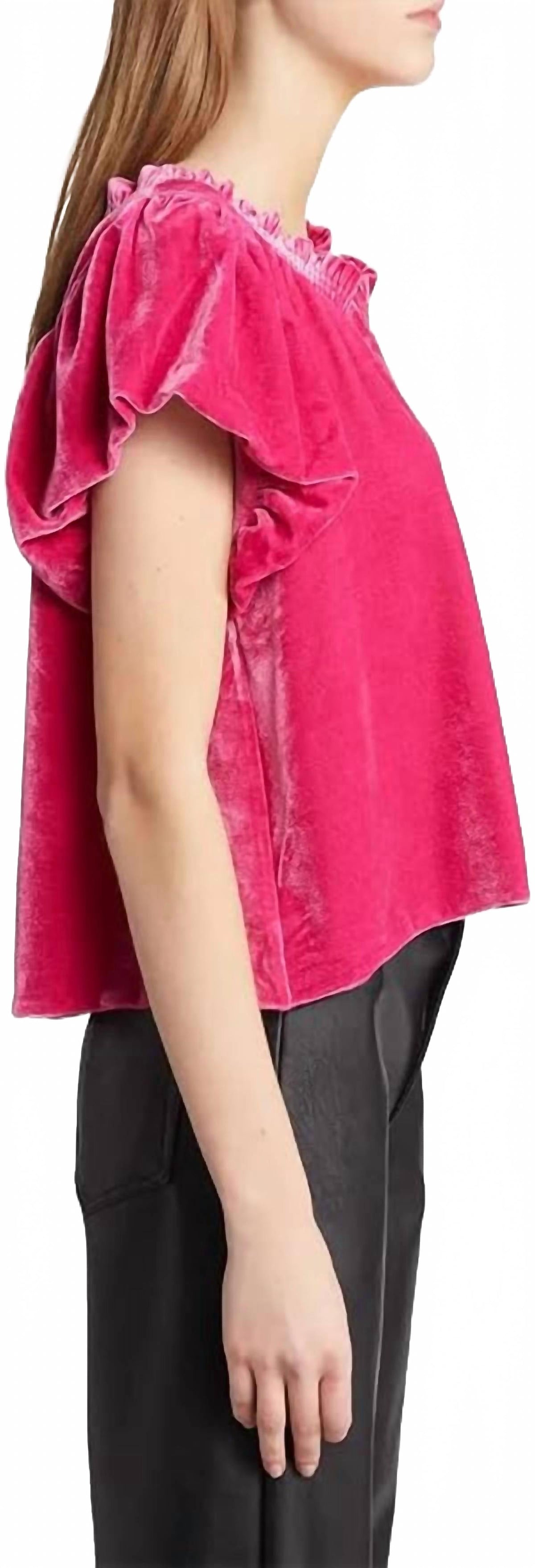 Top color rosado