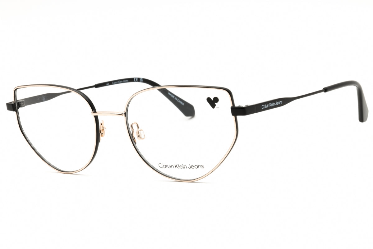 Gafas 54 mm color negro y dorado