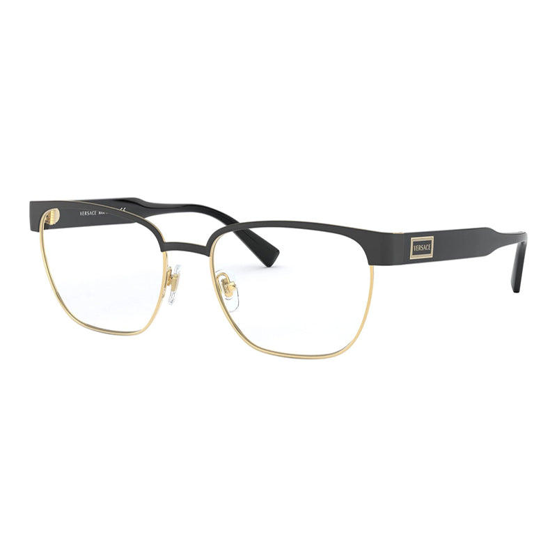 Gafas 54 mm color negro y dorado