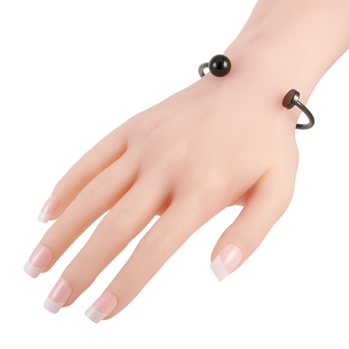 Pulsera de acero inoxidable color negro