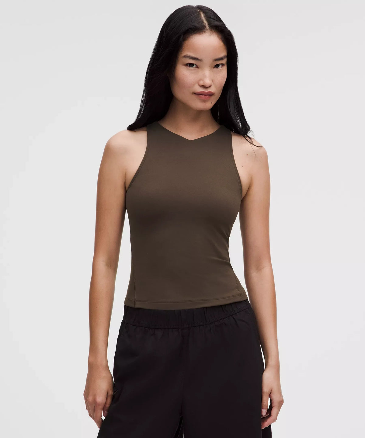 Camiseta sin mangas con cuello en V