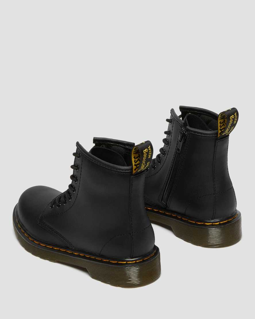 Botas de cuero con cordones