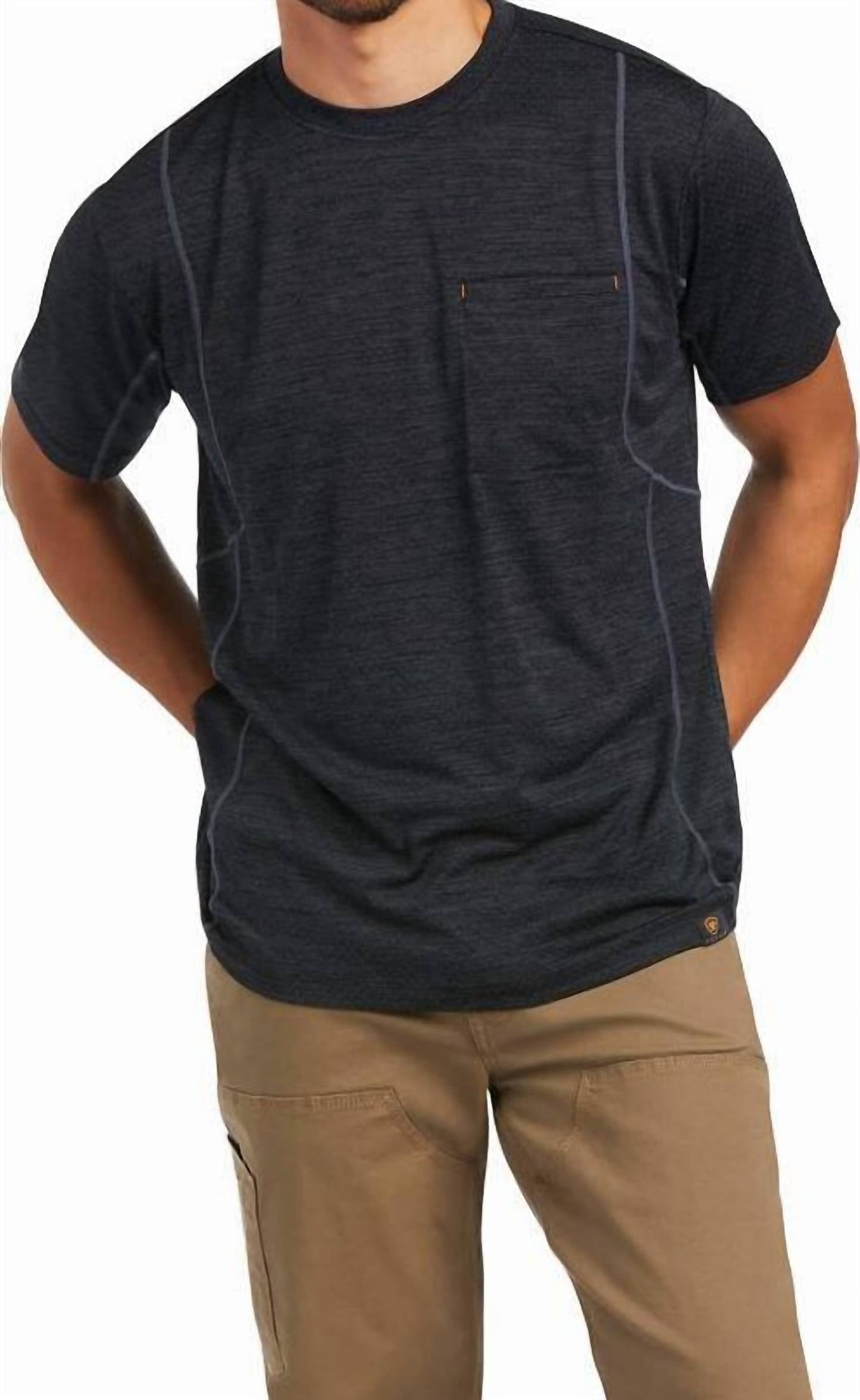 Top de hombre color negro