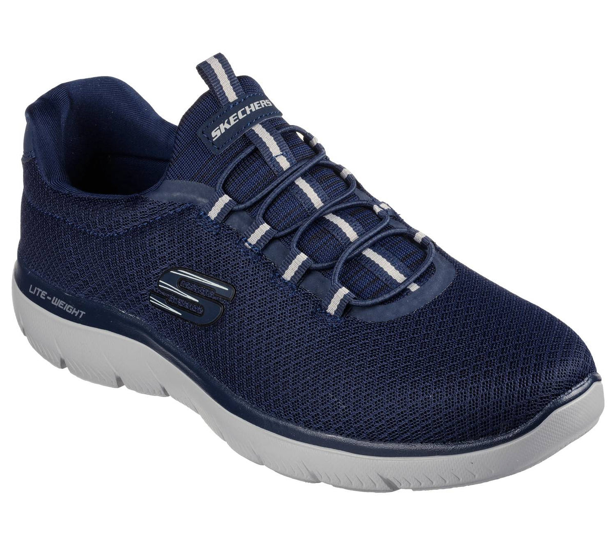 Tenis de hombre sin cordones color azul marino