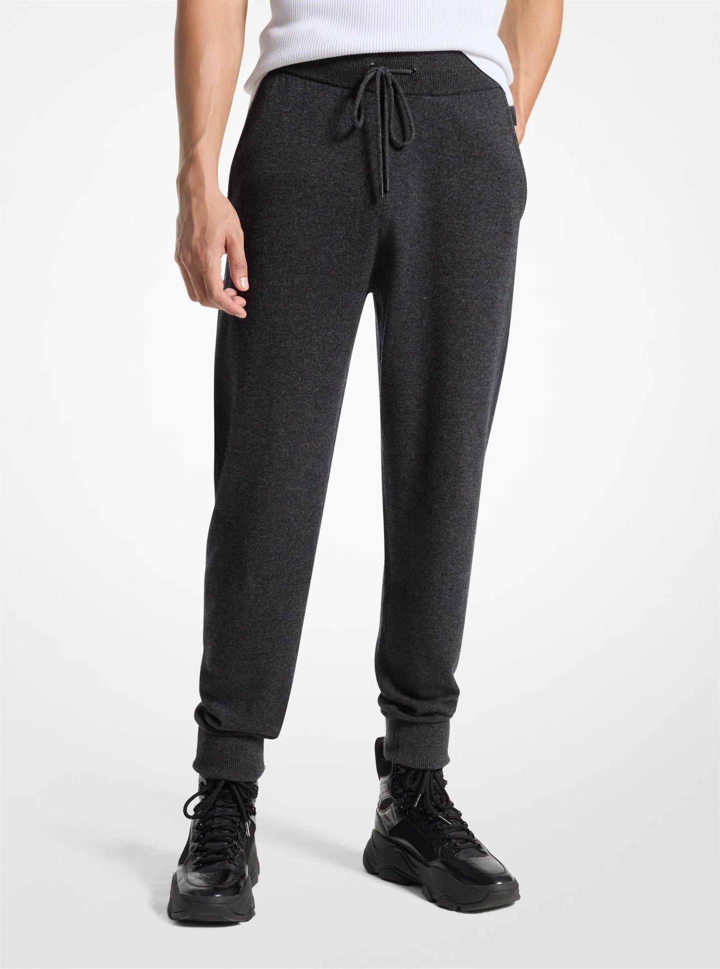 Pantalón deportivo de mezcla de cachemira