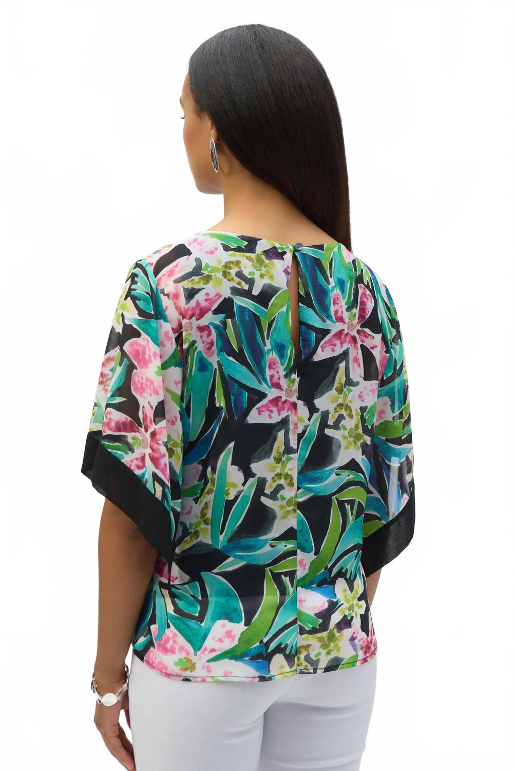Top de gasa color negro