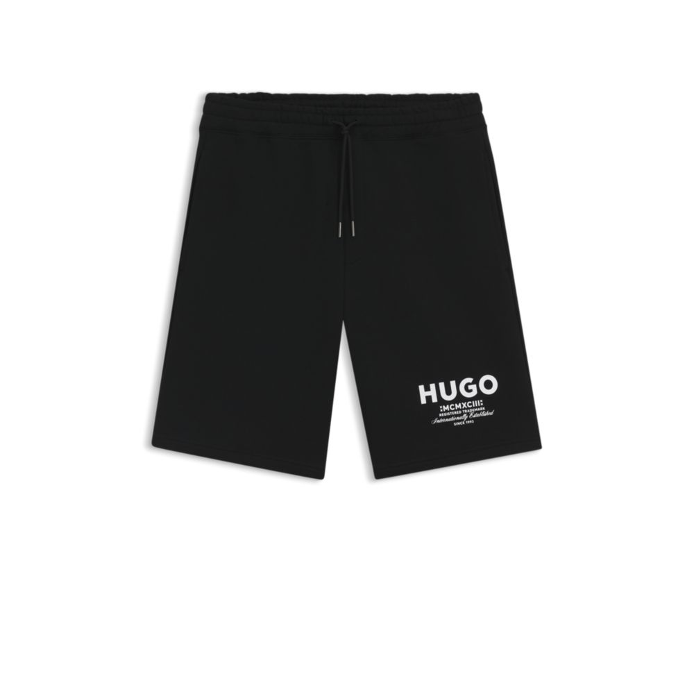 Short de algodón de corte amplio